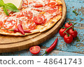 Hot homemade Italian pizza 48641743