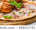 Hot homemade Italian pizza 48641745