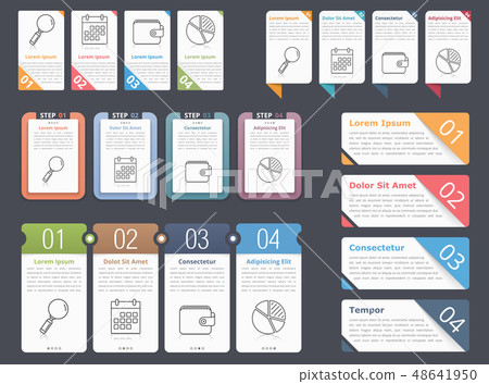 Infographic Elements with Numbers Infographic Elements with Numbers 48641950