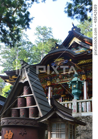 "The main hall" of Sanmine Shrine (Mikamine, Saitama Prefecture) "The main hall" of Sanmine Shrine (Mikamine, Saitama Prefecture) 48642689