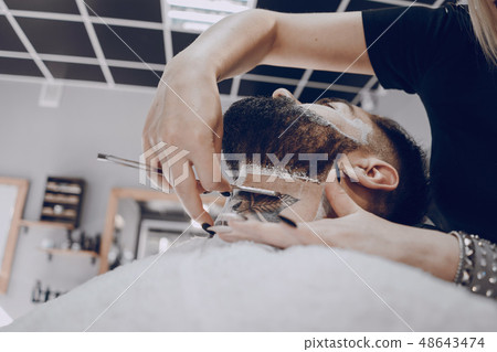 guy in the barbercos 48643474