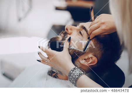 guy in the barbercos 48643478