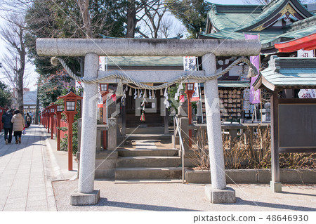 Kawagoe City Kawagoe Hachimangu Minbei Inari Shrine or Sumo Inari Kawagoe City Kawagoe Hachimangu Minbei Inari Shrine or Sumo Inari 48646930