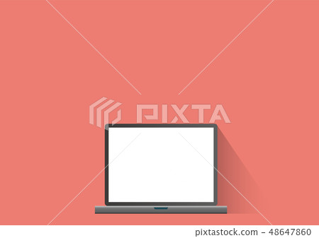 Illustration and Internet image of flat design PC Illustration and Internet image of flat design PC 48647860
