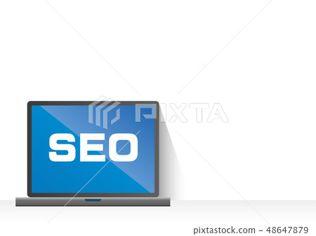 Illustration and Internet image of flat design PC Illustration and Internet image of flat design PC 48647879