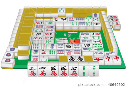 Mahjong ultra-oversized tile 48649602