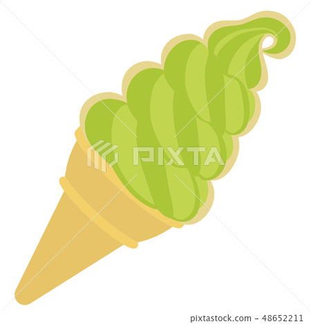 Matcha soft cream Matcha soft cream 48652211
