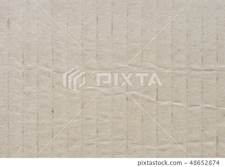 Corrugated cardboard paper texture background 48652874