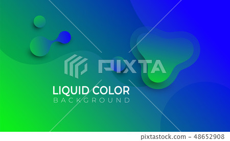 Fluid shapes composition. Eps10 vector. 48652908