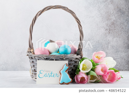Easter greeting card 48654522