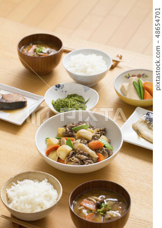 Meat and potatoes 48654701