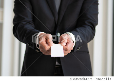 業務場景名片交換 業務場景名片交換 48655113