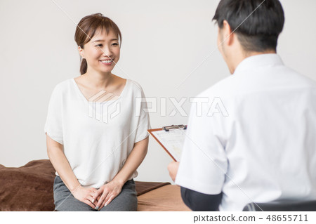 A woman undergoing counseling A woman undergoing counseling 48655711