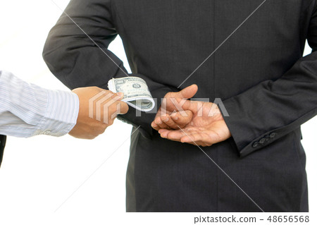 Business man give bribe Business man give bribe 48656568