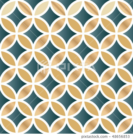 Vintage elegant seamless pattern vector. - Stock Illustration [48656853 ...