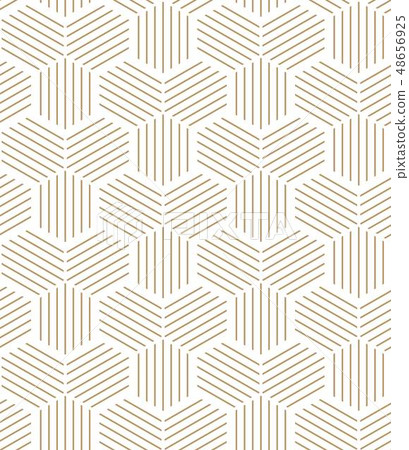 Geometric pattern vector. Gold line background. Geometric pattern vector. Gold line background. 48656925