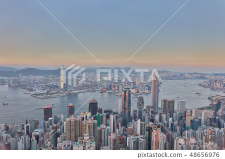 view from the Victoria Peak. hk 48656976
