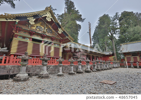 The tomb of Tokugawa Ieyasu in Tosho-gu shrine 48657045