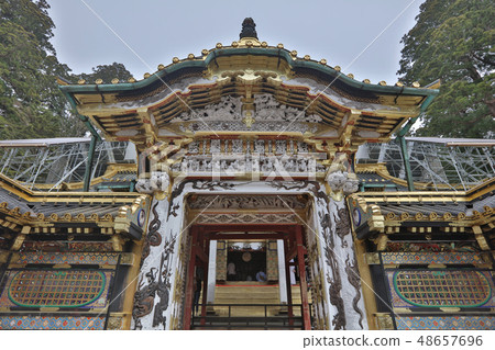 Detail of Karamon of Nikko Toshogu,Nikko 48657696