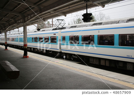 Nikko Kinugawa LINE  stop at  Tobu Nikko 48657909