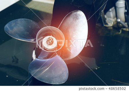 Three blades boat propeller Three blades boat propeller 48658502