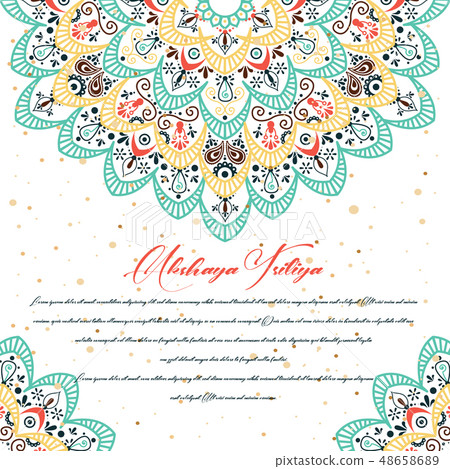 Indian Festival Akshaya Tritiya Template Design Indian Festival Akshaya Tritiya Template Design 48658689