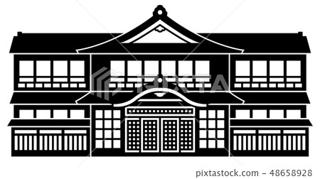 溫泉旅館Sento例證 溫泉旅館Sento例證 48658928