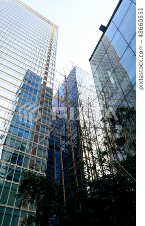 Building, city, architecture, building forest, urban image, modern, urban, vertical, downtown, cool, rigid, innovative 48660551