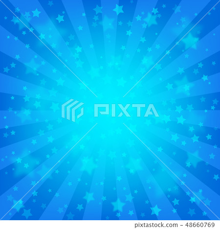 Bright blue starry background 48660769