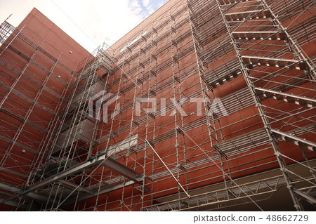 Exterior wall spraying work 48662729