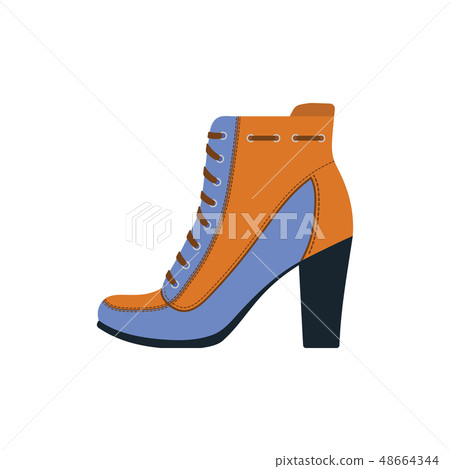 Ankle boot icon Ankle boot icon 48664344