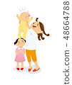 Nakayoshi mother and child 48664788