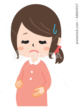 尷尬的臉孕婦 48664937