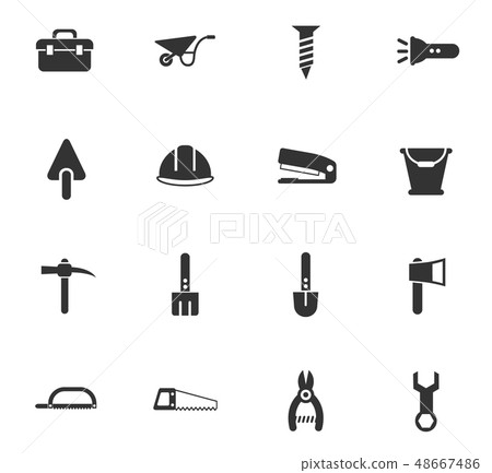 work tools icon set 48667486