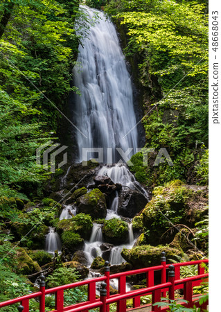 Iwate prefecture immovable waterfall Japanese waterfall 100 selection Iwate prefecture immovable waterfall Japanese waterfall 100 selection 48668043