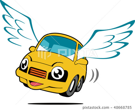 Car with feathers Car with feathers 48668785