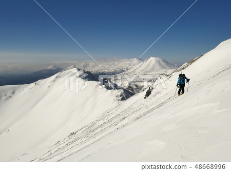 大雪山奧崎敷/托村牛冬季路線、神威三劍內發源地和十勝連峰 大雪山奧崎敷/托村牛冬季路線、神威三劍內發源地和十勝連峰 48668996