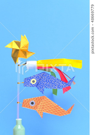 Carp streamer of origami 48669779