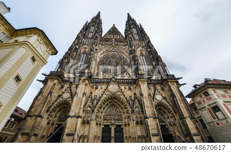 St. Vitus Cathedral in Prague Castle St. Vitus Cathedral in Prague Castle 48670617