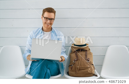 man preparing for the journey 48671029