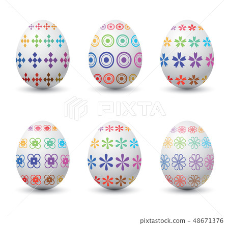 Easter egg illustration 48671376
