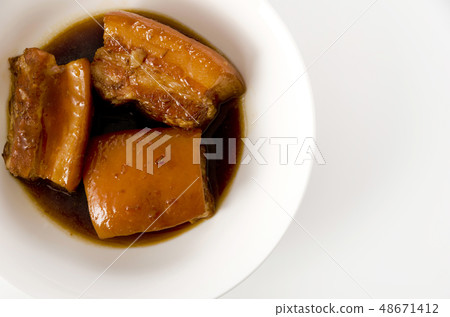 Local cuisine of Okinawa Raftay (boiled pork belly) Local cuisine of Okinawa Raftay (boiled pork belly) 48671412