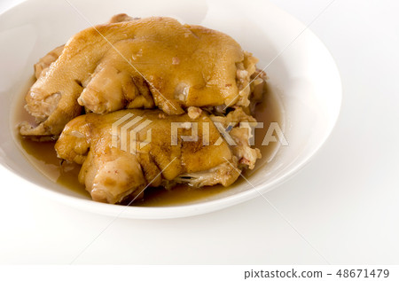 Okinawan cuisine (boiled pork feet) 48671479