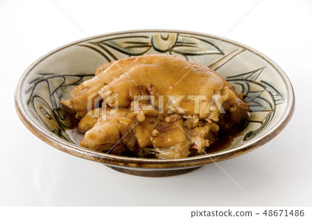 Okinawan cuisine (boiled pork feet) Okinawan cuisine (boiled pork feet) 48671486