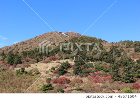 Mt. Momi-dake from Unzen Nitta Pass Mt. Momi-dake from Unzen Nitta Pass 48671604