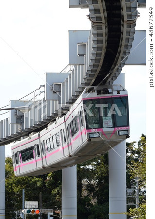Shonan Monorail of gliding sky Shonan Monorail of gliding sky 48672349