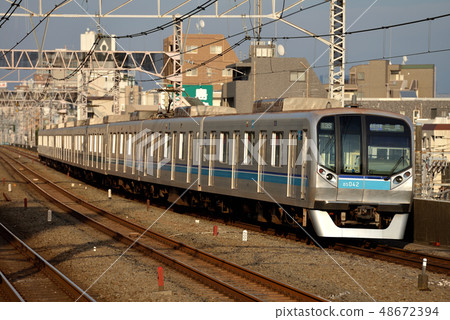 Tokyo Metro Tozai Line New Series 05 Stock Photo