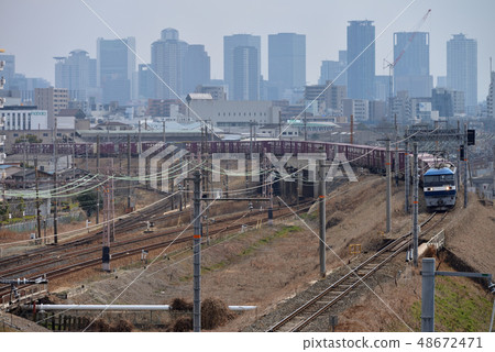 EF 210 - 9 container cargo train EF 210 - 9 container cargo train 48672471