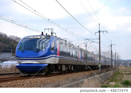 HOT 7000 series limited express super foil running on Sanyo Main Line 6 cars HOT 7000 series limited express super foil running on Sanyo Main Line 6 cars 48672474