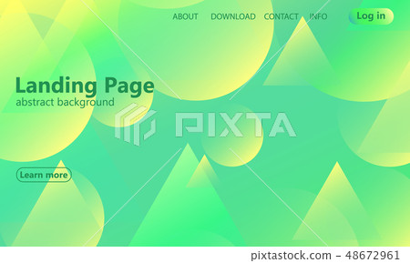 Website landing page. Geometric background. Website landing page. Geometric background. 48672961